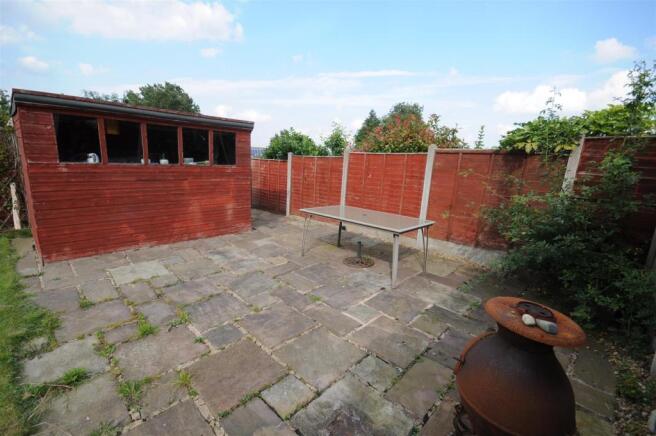 Rear garden, patio a