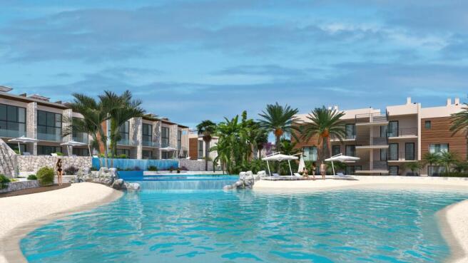 Stunning 1+1 Garden Apartment with common pools with sea view Image 9999