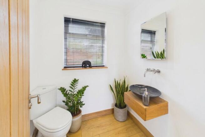 Downstairs WC staged