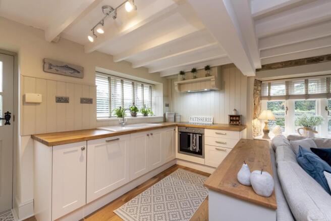 Open plan kitchen...