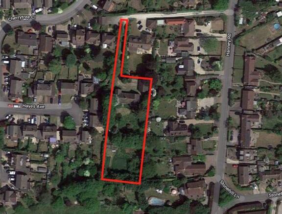 Aerial View 3/4 Acre plot