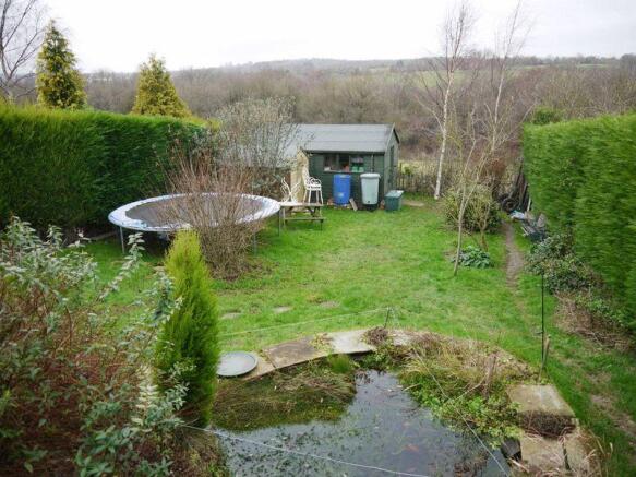Garden backing onto