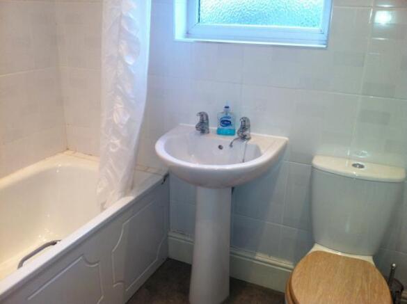 Fully tiled bathroom