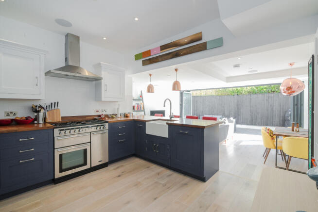 Beautiful open plan kitchen