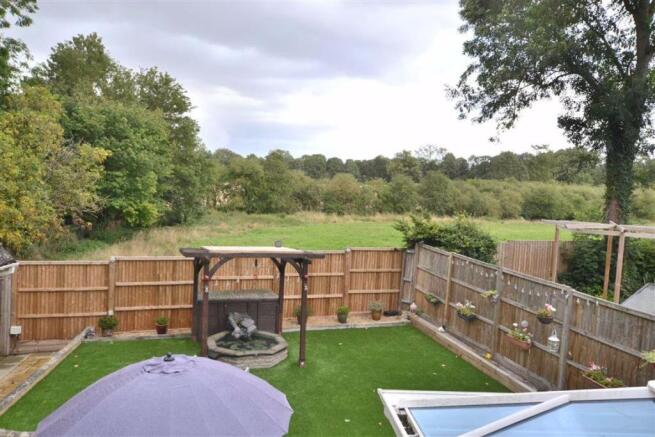 Rear Garden with Rural Views