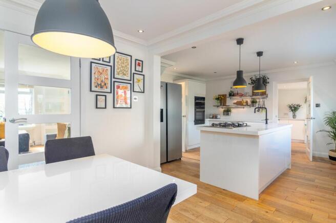 Open plan dining kitchen