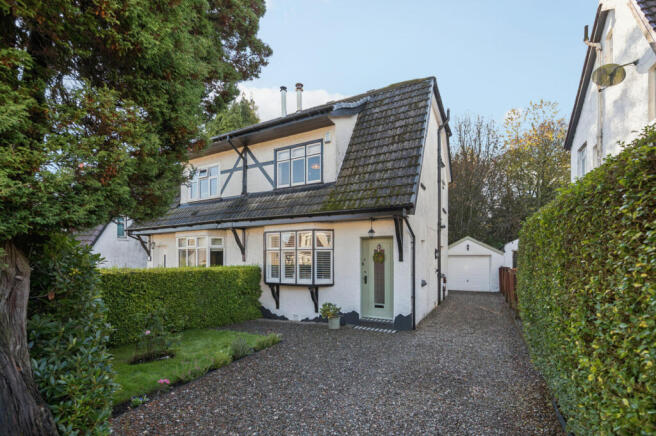 3-bed semi-detached on 25 Hawthorn Avenue, Bearsden, G61 3NG, £320,000