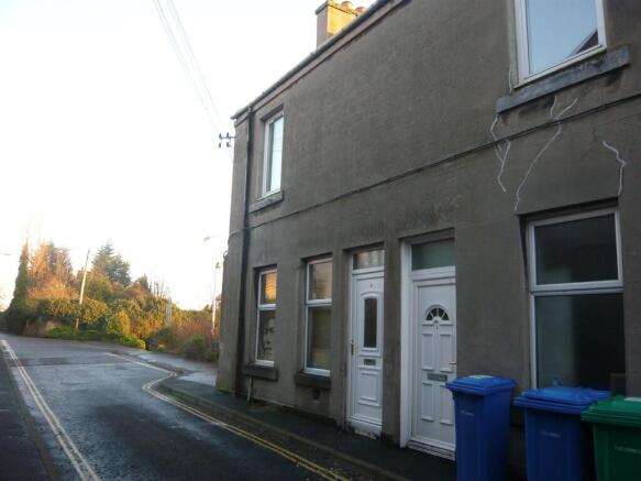 Outside front of ...
