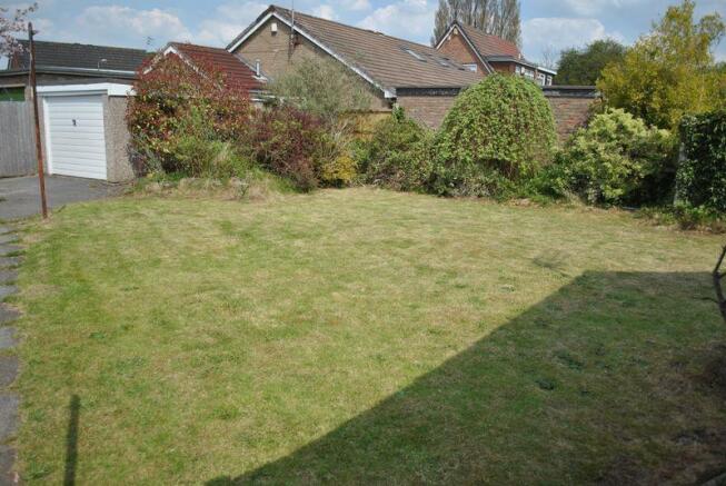 Rear garden/garage