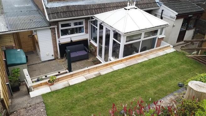 6 Cae'r Efail - Bwlchgwyn - Rear Garden Elevation.