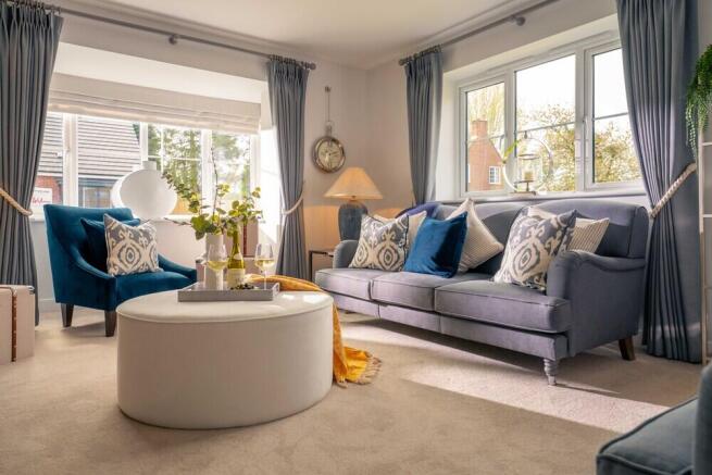 Show home living room