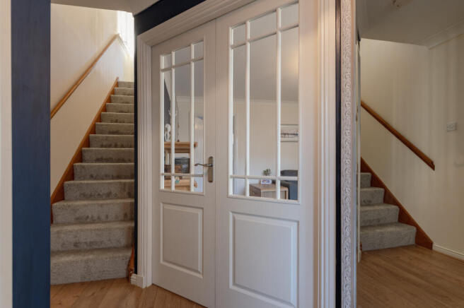 Entrance to Lounge and Stairs