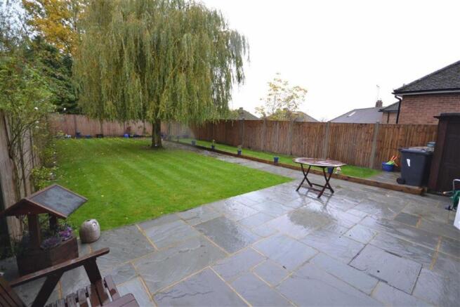 Rear garden