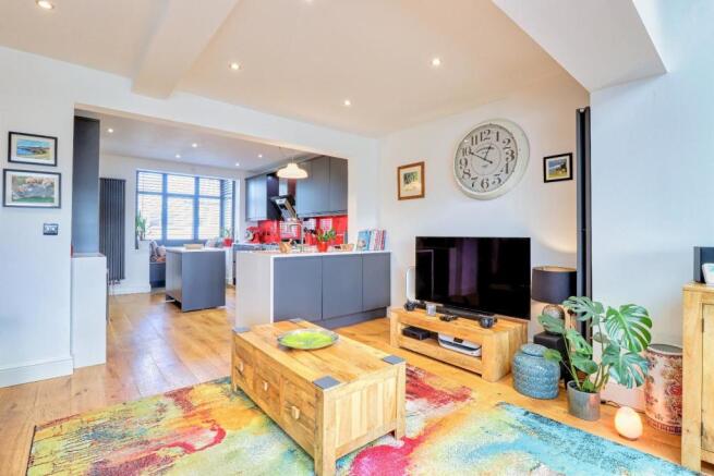 OPEN LIVING/DINING KITCHEN