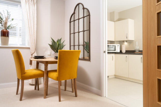 Living room dining area