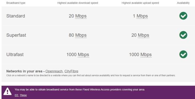 Kings Court Internet