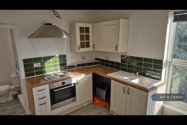 Kitchen Awaiting Washing Machine Plumbing In