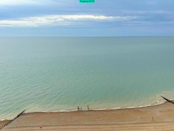 Beach view from apartment