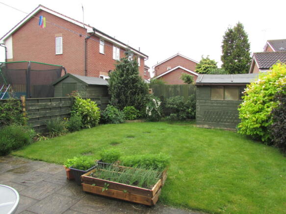 Rear of property