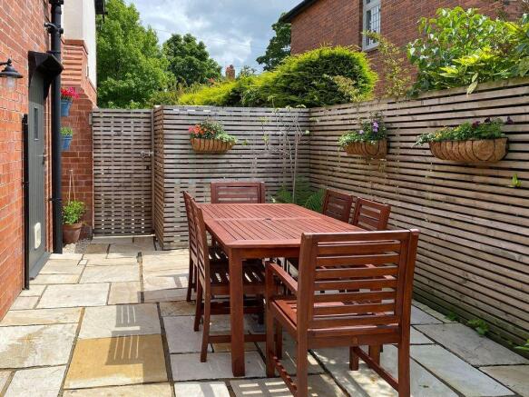 Outdoor dining area