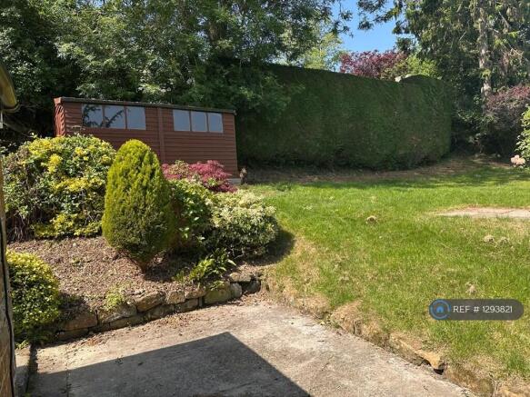 Front Garden Showing Large Shed
