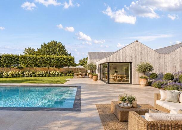 Side view of property - CGI Landscaped