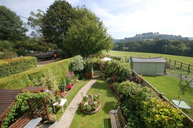 View over garden