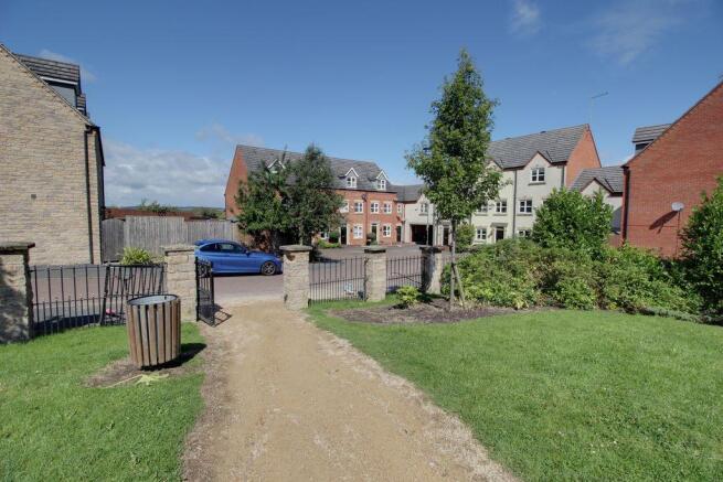 Property viewed from the park