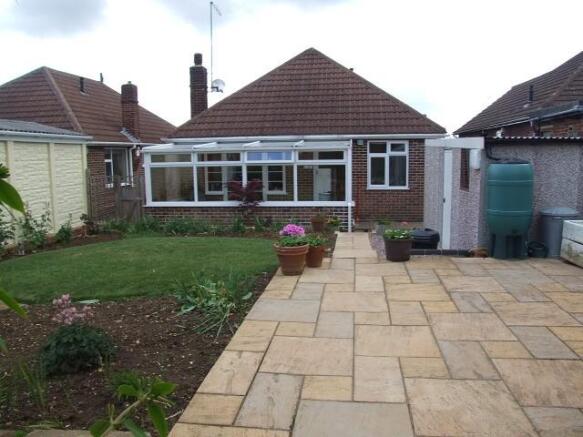 Rear of property