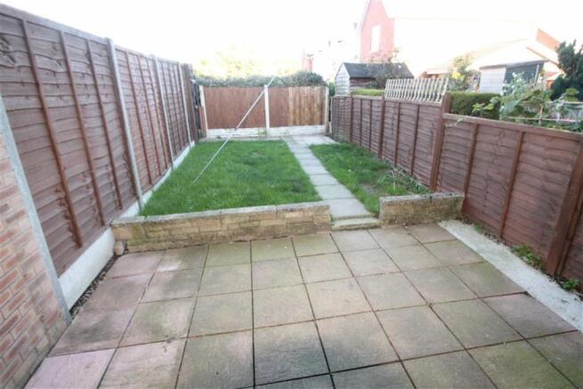Rear garden