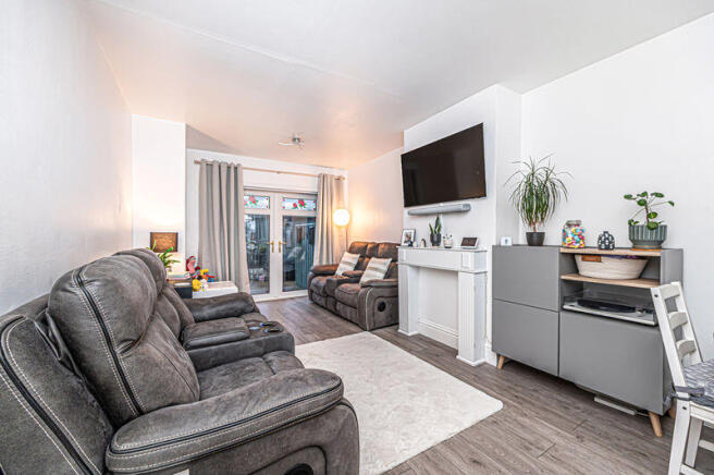 Lounge with open plan Dining