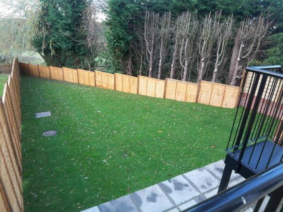 Rear garden