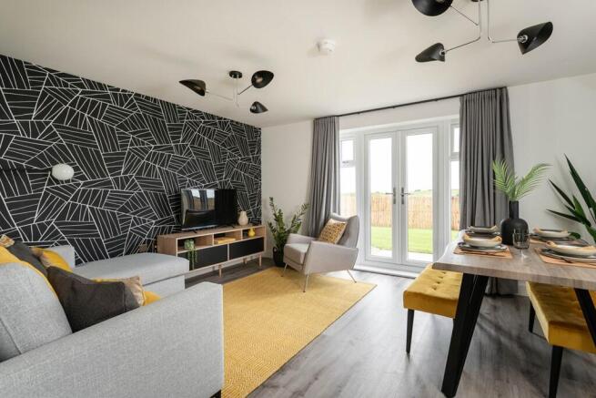 A welcoming living space perfect for quiet nights or family time