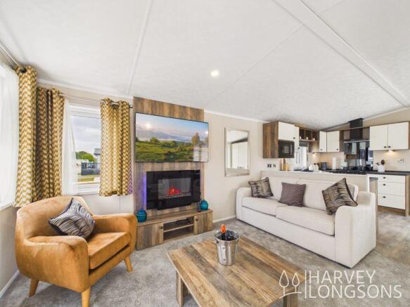 Pemberton Avon lounge and kitchen open plan living