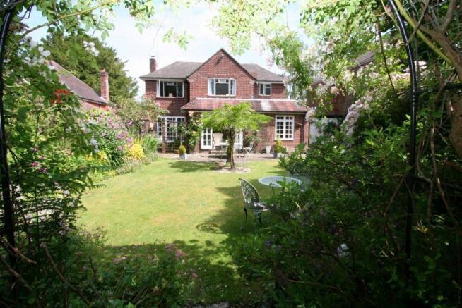 Rear of property