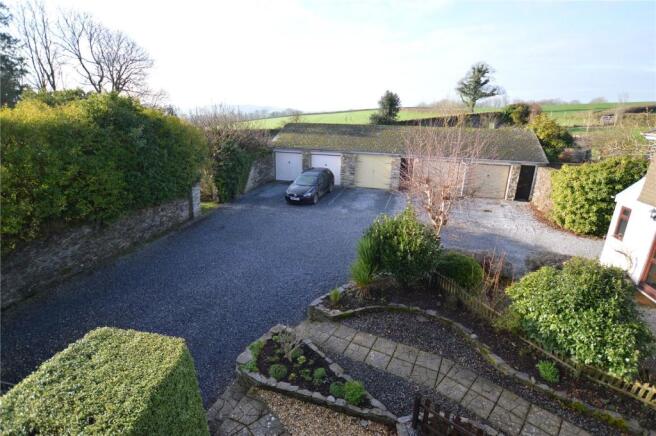Courtyard and Garage