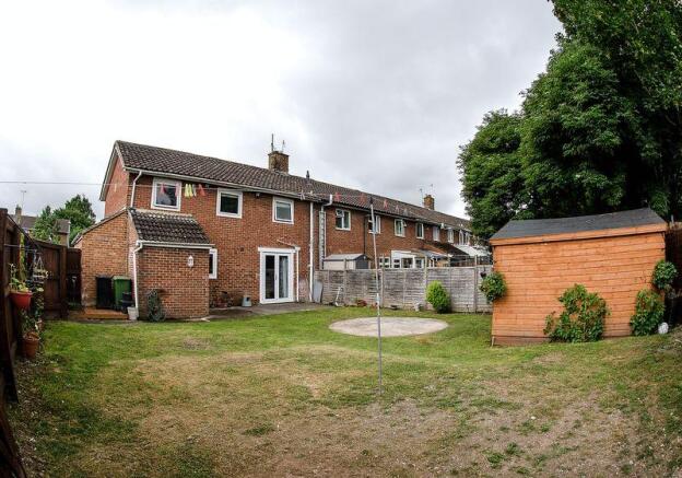 rear garden as...