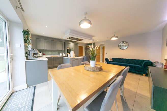 Open plan family room