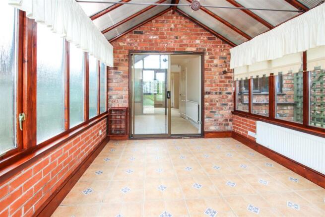 HALF BRICK & DOUBLE GLAZED CONSERVATORY