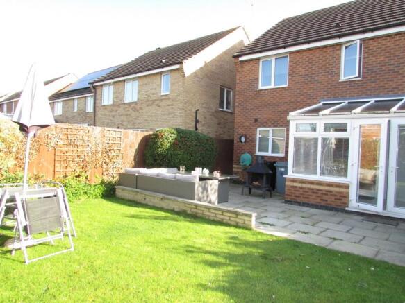 Rear garden view