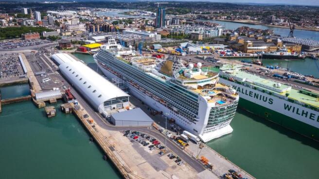 Southampton Cruise Terminal.