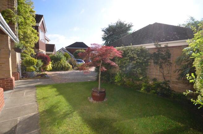 Front side garden
