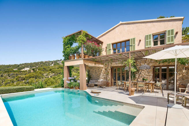 02-port d'andratx-Villa mit Teilmeerblick und Erweiterungsmoeglichkeiten-kaufen-pool