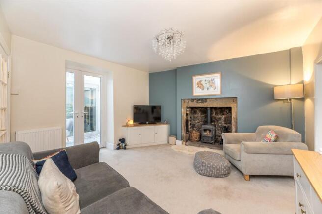 Sitting Room with Log Burner