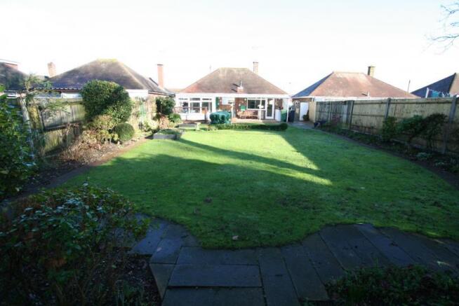 Rear of property