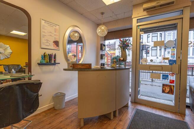 Hairdresser shop floor