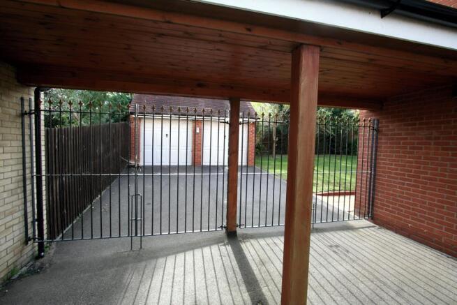 Gated parking/  Double Garage