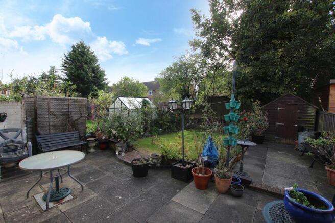 Rear garden