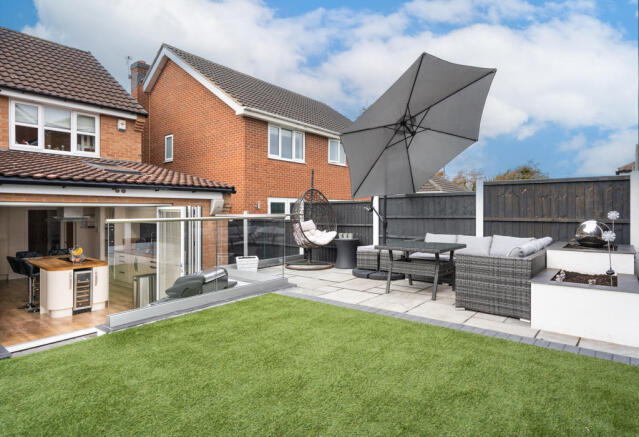 Rear garden