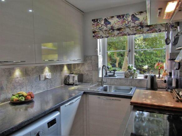 Kitchen with v...